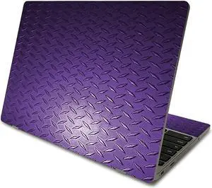 MightySkins Skin Compatible with Samsung Chromebook 4 (2021) 11.6" - Purple Diamond Plate | Protective, Durable, and Unique Vinyl Decal wrap Cover | Easy to Apply | Made in The USA