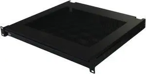 Penn Elcom EX-6301B 19 Inch Rack Mountable Vented Laptop/Tablet Drawer with Foam Wrist-Pad Support, Key Lock and Rear Cable Access