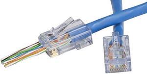 Platinum Tools 105004 EZ-RJ45 Cat6 Connector, 500-Pack