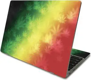 MightySkins Skin Compatible With Samsung Chromebook 4 (2021) 11.6" - Rasta Rainbow | Protective, Durable, and Unique Vinyl Decal wrap cover | Easy To Apply, Remove, and Change Styles | Made in the USA