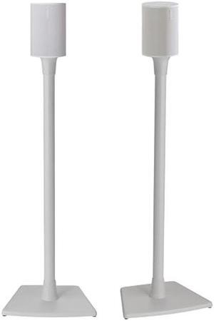 Sanus Wireless Speaker Stand for Sonos Era 100(tm) - Pair White |, Perfect Stand Setup for Easy and Secure Mounting of New Sonos Era 100(tm) Speakers - OSSE12-W2