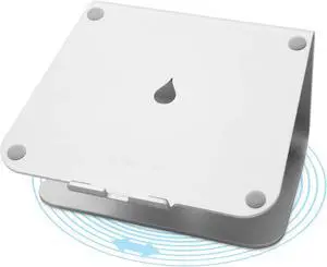 Rain Design mStand360 Laptop Stand with Swivel Base, Silver (Patented) - 10036