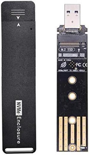 Xiwai USB 3.0 to NVME M-Key M.2 NGFF SATA SSD External PCBA Case Conveter Adapter RTL9210B Chipset