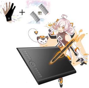 GAOMON M10K 2018 Art Animation Tablet& GAOMON Two-Finger Glove&GAOMON Nibs for AP31 of M10K 2018
