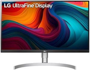 LG UltraFine UHD 27-Inch 4K UHD 2160p Computer Monitor 27UN850-W, IPS with VESA DisplayHDR 400, AMD FreeSync, and USB-C, White,Silver