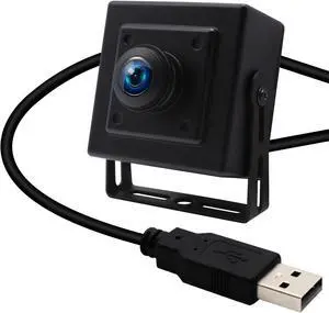 Magnolia 170° Wide Angle Fisheye USB Camera - 720P HD Mini Box Webcam with OV9712 Sensor, High Speed USB 2.0, UVC Plug & Play for PC/Mac/Linux/Raspberry Pi