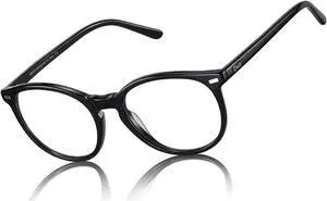 DUCO Blue Light Glasses for Women Men Computer Gaming Glasses for Teens Anti Eyestrain Reading Eyeglasses Black 1230