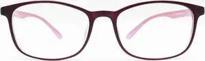 AKARI OPTICS Blue Light Blocking Computer Glasses - Made in Japan  1039 (Purple C9)
