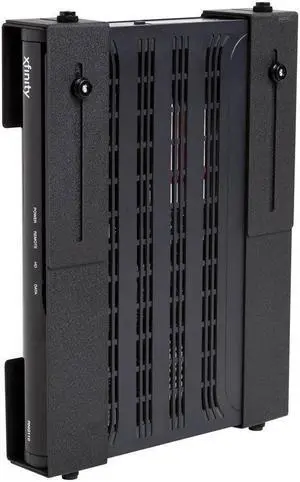 HIDEit Mounts Uni-M PS3 Slim Wall Mount - American Company - Keeps the Console Cool - Heavy Steel Cable Box Holder - Behind TV Satellite Receiver & DVD Mount