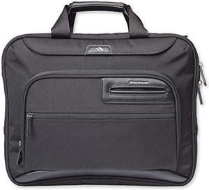 Brenthaven Elliot Deluxe Brief Shoulder Case Bag Fits 15 inch Laptops, MacBooks, Chromebooks and Tablet - Durable, Versatile, Convenient and Secure for Professionals, Business or Office Use - Black