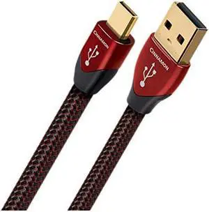 AudioQuest Cinnamon 1.5m Micro-USB Cable, USB A Micro-USB B Male/Male USB Cable - Black (1.5m, USB A, Micro-USB B, 2.0, Male/Male, Black).