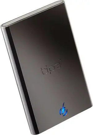 BIPRA S2 2.5 Inch USB 2.0 NTFS Portable External Hard Drive - Black (1TB 1000GB)