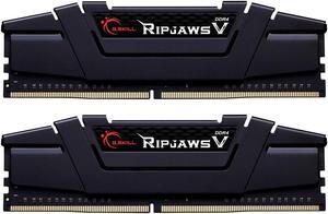 G.SKILL Ripjaws V Series (Intel XMP) DDR4 RAM 16GB (2x8GB) 4000MT/s CL18-22-22-42 1.35V Desktop Computer Memory UDIMM - Black (F4-4000C18D-16GVK)
