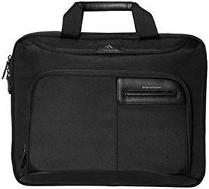 Brenthaven Elliot Slim Brief Shoulder Case Bag Fits 15 inch Laptops, MacBooks, Chromebooks and Tablet - Durable, Versatile, Convenient and Secure for Professionals, Business or Office Use - Black