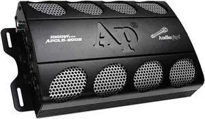 AudioPipe APCLE-2002 Class AB 2 Channel 1000 Watt MAX Car Audio Sound System Power Amplifier Kit with Bass Knob, RCA Input/Output, and Overload Protection