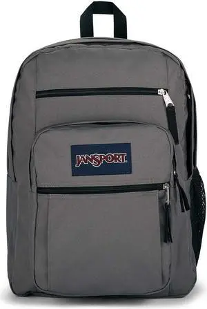 JanSport Laptop Backpack - Computer Bag with 2 Compartments, Ergonomic Shoulder Straps, 15 Laptop Sleeve, Haul Handle - Graphite Grey