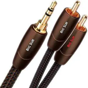 audioquest Big SUR 0.6 m High-End Audio Cable 3.5 mm Jack to RCA (Stereo)