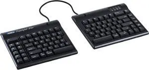 KINESIS Freestyle2 Blue Wireless Ergonomic Keyboard for Mac (9" Standard Separation), Dark Gray