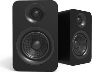 Kanto YU Passive 4" Passive Bookshelf Speakers with 1" Silk Dome Tweeter | External Amplifier Required | Pair | Matte Black