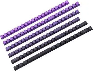 YMDK Double Shot 108 Dyed PBT Shine Through OEM Profile Purple Gradient Keycap for MX Switches Mechanical KeyboardOnly Keycap (Purple Gradient)
