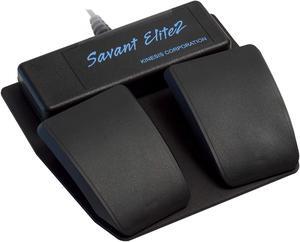 Kinesis Savant Elite2 Programmable USB Foot Switch with 1, 2 or 3 Pedals (Dual Pedal)