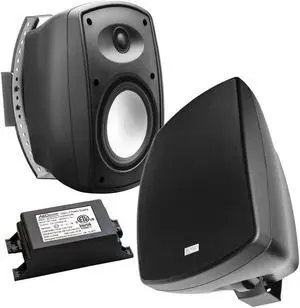 OSD Audio 5.25" Wireless Bluetooth Outdoor Patio Speaker Architectural Stereo Pair Black BTP525 Long Range