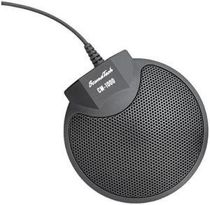 Sound Tech CM-1000 (Pack of 2) Table Top Conference Meeting Microphone with Omni-Directional Stereo 3.5mm Plug & Audio Spliter