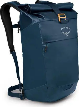 Osprey Transporter Roll Top Laptop Backpack, Venturi Blue