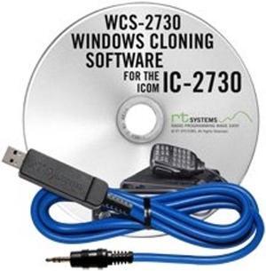 RT Systems Original WCS-2730 USB Software (Version 5.0) and USB Programming Cable (USB-29A) for The IC-2730
