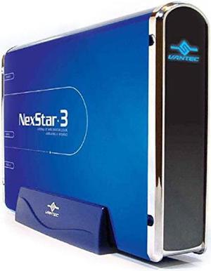 Vantec NexStar 3 NST-360SU-BL 3.5-Inch SATA to USB 2.0 and eSATA External Hard Drive Enclosure (Midnight Blue)