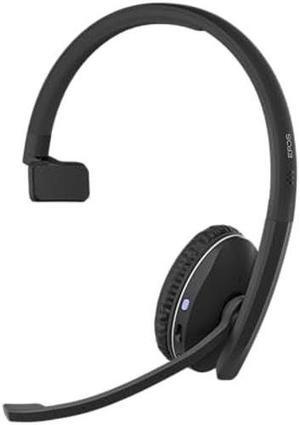 EPOS Adapt 231 - Single Sided Headset, Wireless, Dual-Connectivity Bluetooth, USB-C Dongle Included, UC Optimized and Microsoft Teams Certified, Black