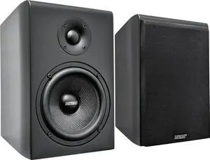 EARTHQUAKE Sound RBS-52 Bookshelf Speaker with PistonMax Technology, 5.25" High Output Woofer and Dynamic 1" Silk Dome Neodymium Tweeter, Matte Black, Pair