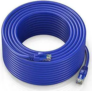 Maximm Cat 6 Ethernet Cable 300 Ft,Cat6 Cable, LAN Cable, Internet Cable, Patch Cable and Network Cable - UTP (Blue) 300 Feet ethernet Cord