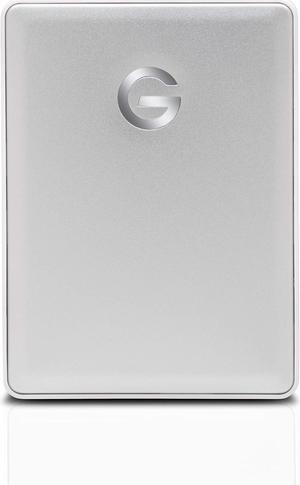 G-Technology 1TB G-DRIVE mobile USB-C Portable External Hard Drive, Silver - 0G04876-1