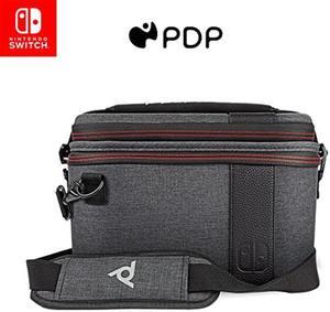 PDP Gaming Pull-N-Go Travel Case Elite Edition 2-in-1 with Removable Compartments: Grey - Nintendo Switch