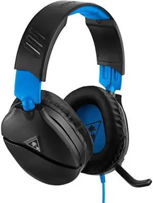 Turtle Beach Recon 70 PlayStation Gaming Headset for PS5, PS4, Xbox Series X| S, Xbox One, Nintendo Switch, Mobile, & PC with 3.5mm - Flip-to-Mute Mic, 40mm Speakers, 3D Audio - Black