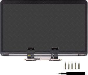 LCDOLED Compatible with MacBook Pro 13'' 2020 A2289 EMC 3456 MXK32 MXK52 MXK62 MXK72 MXK32LL/A MXK52LL/A MXK62LL/A 13.3 inches 2560x1600 Full LCD Screen Complete Top Assembly Replacement (Space Gray)
