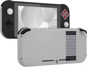 eXtremeRate Classic NES Style DIY Replacement Shell for Nintendo Switch Lite, NSL Handheld Controller Housing w/Screen Protector, Custom Case Cover for Nintendo Switch Lite