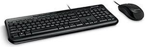 Microsoft Keyboard/Mouse 3J2-00022 Desktop 600 Combo 1 Pack Wired OEM Black Brown Box