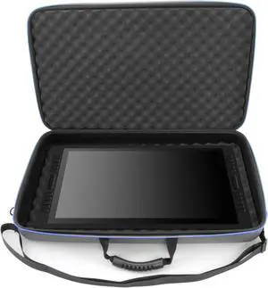 CASEMATIX Graphics Tablets Case Compatible with Wacom Cintiq Pro 22, Huion Kamvas 20 Drawing Pen Display, 22 Plus and More Writing Drawing Tablet Accessories up to 22 Inches, Includes Carry Strap