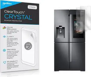 BoxWave Screen Protector Compatible with Samsung Family Hub Refrigerator with AKG Speaker - ClearTouch Crystal (2-Pack), HD Film Skin - Shields from Scratches