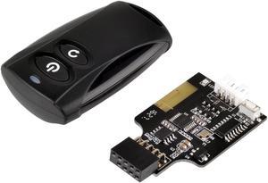 SilverStone Technology 2.4G Wireless Remote Computer Power/Reset Switch, USB 2.0 9-pin Interface ES02-USB Components Other