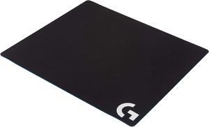 Logitech G640 Cloth Gaming Mouse Pad, Moderate surface friction, Consistent surface texture, Stable, Rollable - Black