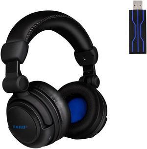 HUHD Wireless Gaming Headset for PS4PS5PC and Switch  71 Surround Sound Vibration Wireless Headphones for Playstation 5 with Detachable Microphone 35mm Wired for Xbox Xbox Series XS Black