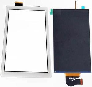 TheCoolCube LCD Display Screen + Touch Digitizer Replacement Compatible with Nintendo Switch Lite (2019) (White)