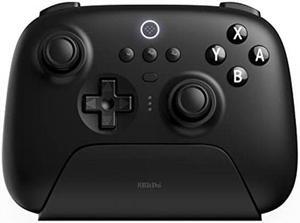 8Bitdo Ultimate Bluetooth Controller with Charging Dock, Wireless Pro Controller with Hall Effect Sensing Joystick, Compatible with Switch, Windows and Steam Deck (Black)