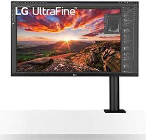 LG 32UN880B 32 UltraFine Display Ergo UHD 4K IPS Display with HDR 10 Compatibility and USB TypeC Connectivity Black