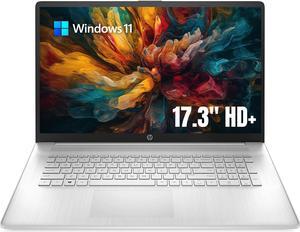 HP 17.3"" Display Flagship HD+ Laptop with P500 250GB Portable Storage, Intel Quad Core, Fullsize Keyboard, HDMI, Rapid Charge, Type-C, Windows 11 (32GB RAM | 1TB SSD, 17.3"" Display), Silver