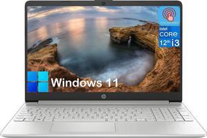 HP 2023 Newest Laptop, 15.6" Touchscreen Display, Intel Core i3-1215U Processor, 8GB RAM, 256GB SSD, Fast Charge, Intel UHD Graphics, Wi-Fi, Bluetooth, Webcam, Thin & Portable, Windows 11 Home