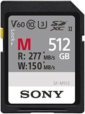 Sony 512 GB M Series UHS-II SDXC Memory Card